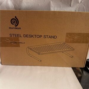 Steel Desktop Stand - Black